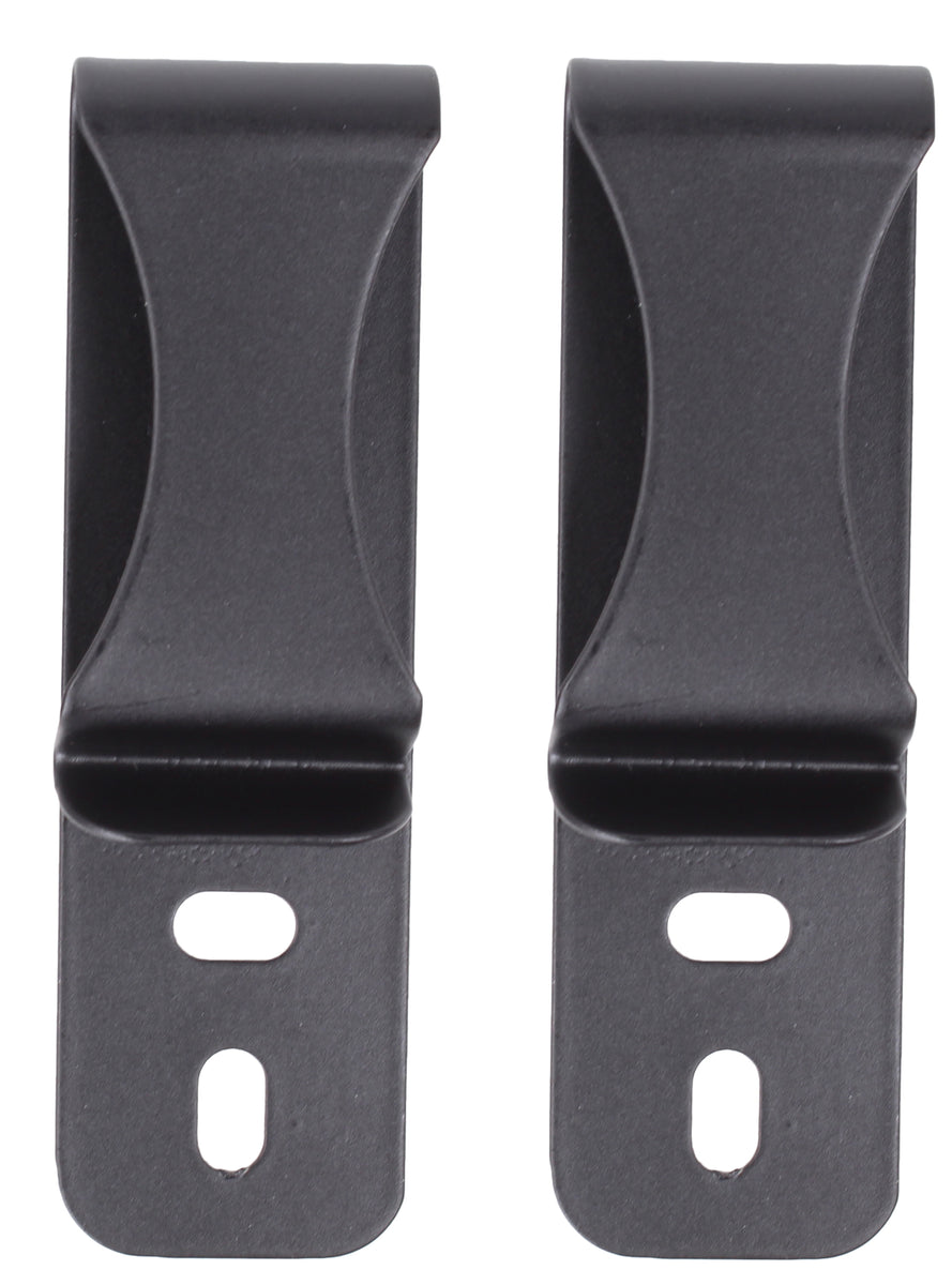 1-3/4 Spring Steel Belt Clips - Sold as Pair - Hidden Hybrid Holsters