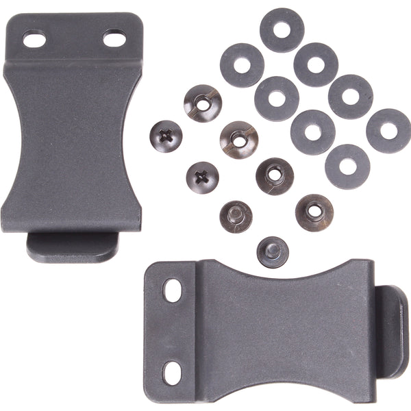 Quick Clip FOMI Kydex Fold Over Poly Universal Knife Sheath or Gun Holster Clip - Flush Mount w/holes (FOMI)