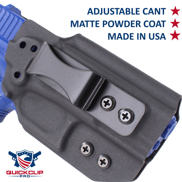 RUGER - IWB KYDEX Gun Holster - Concealed Carry Tuckable Multiple Adjustable Belt Clips - 100% US Made - Inside Waistband