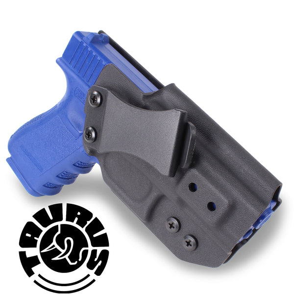 TAURUS - IWB KYDEX Gun Holster - Concealed Carry Tuckable Multiple Adjustable Belt Clips - 100% US Made - Inside Waistband