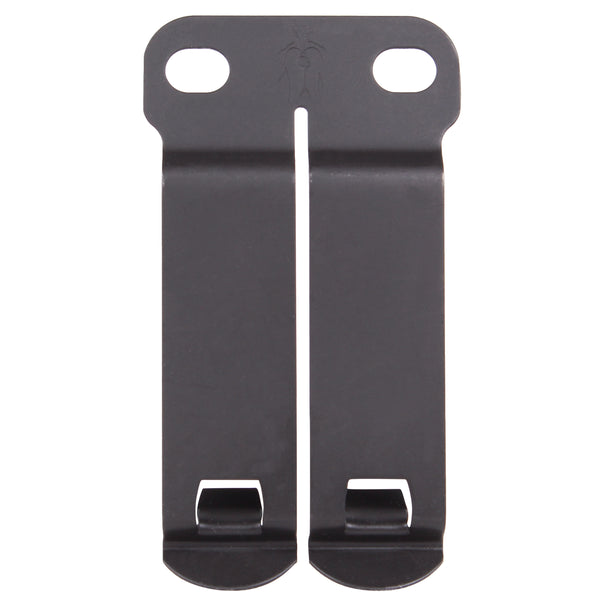 DCC Monoblock Gear Clip 1.5" IWB Belts *With DCC Logo* Concealed Carry Clasp for Holster - Tactical Dark Matte Grey Metal