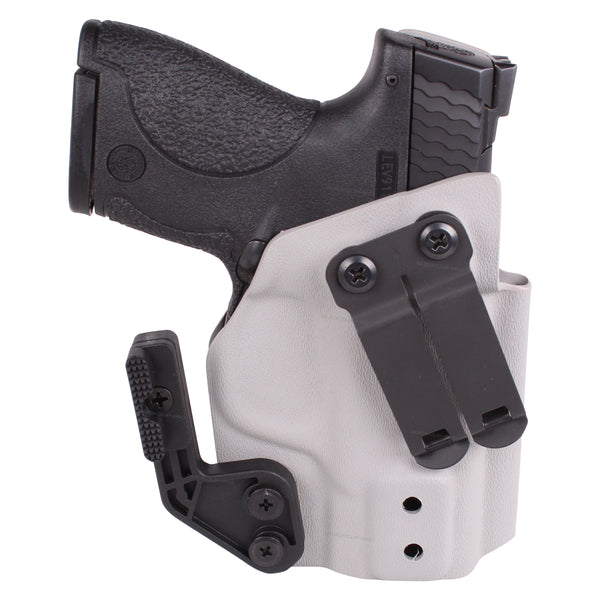 DCC Monoblock Gear Clip 1.5" IWB Belts *With DCC Logo* Concealed Carry Clasp for Holster - Tactical Dark Matte Grey Metal