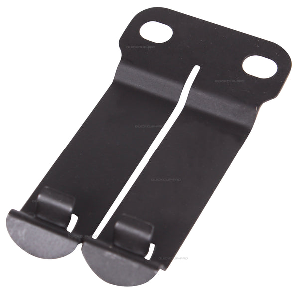 DCC Monoblock Gear Clip 1.5" IWB Belts *With DCC Logo* Concealed Carry Clasp for Holster - Tactical Dark Matte Grey Metal