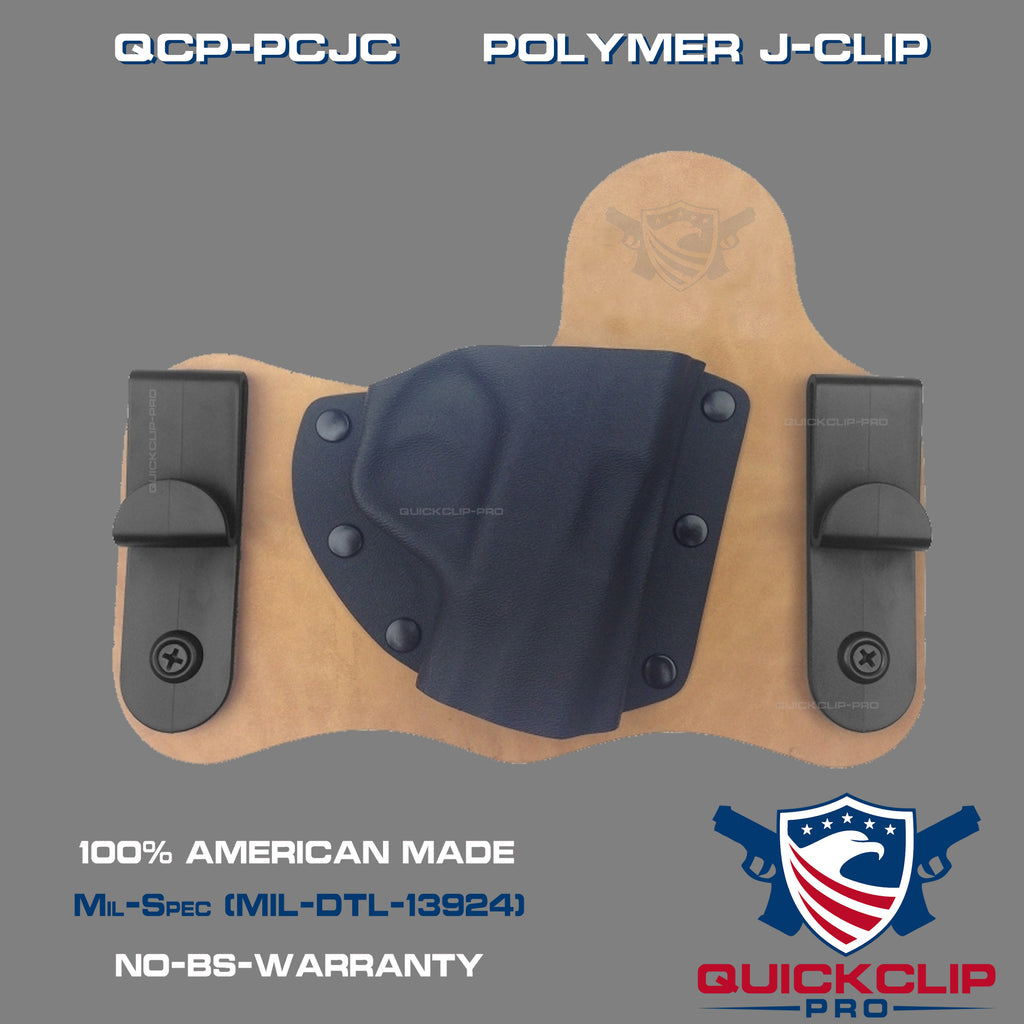 J Clip Poly Universal Under Belt Kydex Gun Holster Clip for IWB