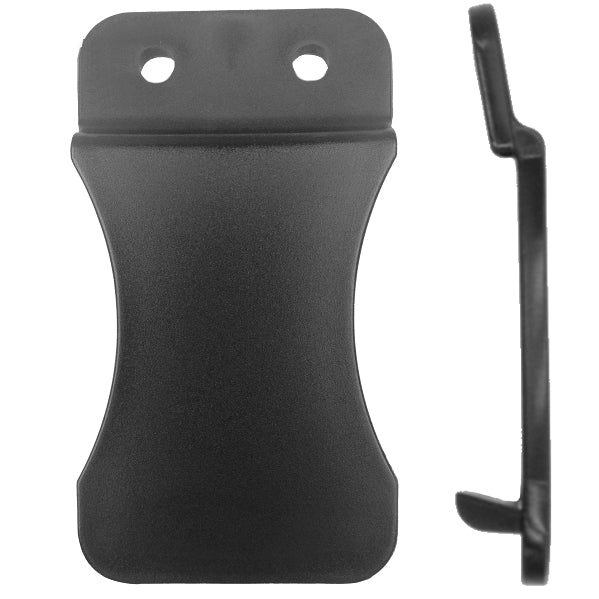 Quick Clip Kydex Fold Over Poly Universal Knife Sheath or Gun Holster Clip - Flush Mount w/holes (FOMI)