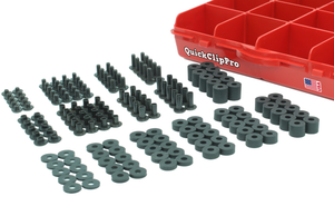 170+ Pcs Black Chicago Screw & Post Assortment Kit + Spacers/Washers for Kydex Gun Holsters + Knife Sheaths