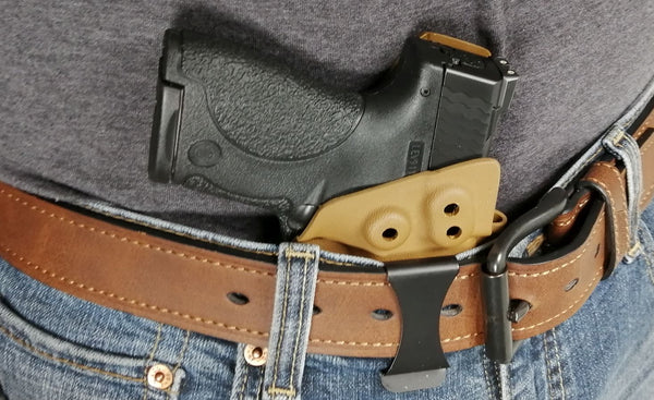 SPRINGFIELD ARMORY - IWB KYDEX Gun Holster - Concealed Carry Tuckable Multiple Adjustable Belt Clips - 100% US Made - Inside Waistband