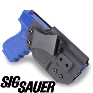 SIG SAUER - IWB KYDEX Gun Holster - Concealed Carry Tuckable Multiple Adjustable Belt Clips - 100% US Made - Inside Waistband