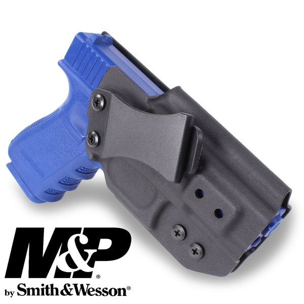 SMITH & WESSON - IWB KYDEX Gun Holster - Concealed Carry Tuckable Multiple Adjustable Belt Clips - 100% US Made - Inside Waistband