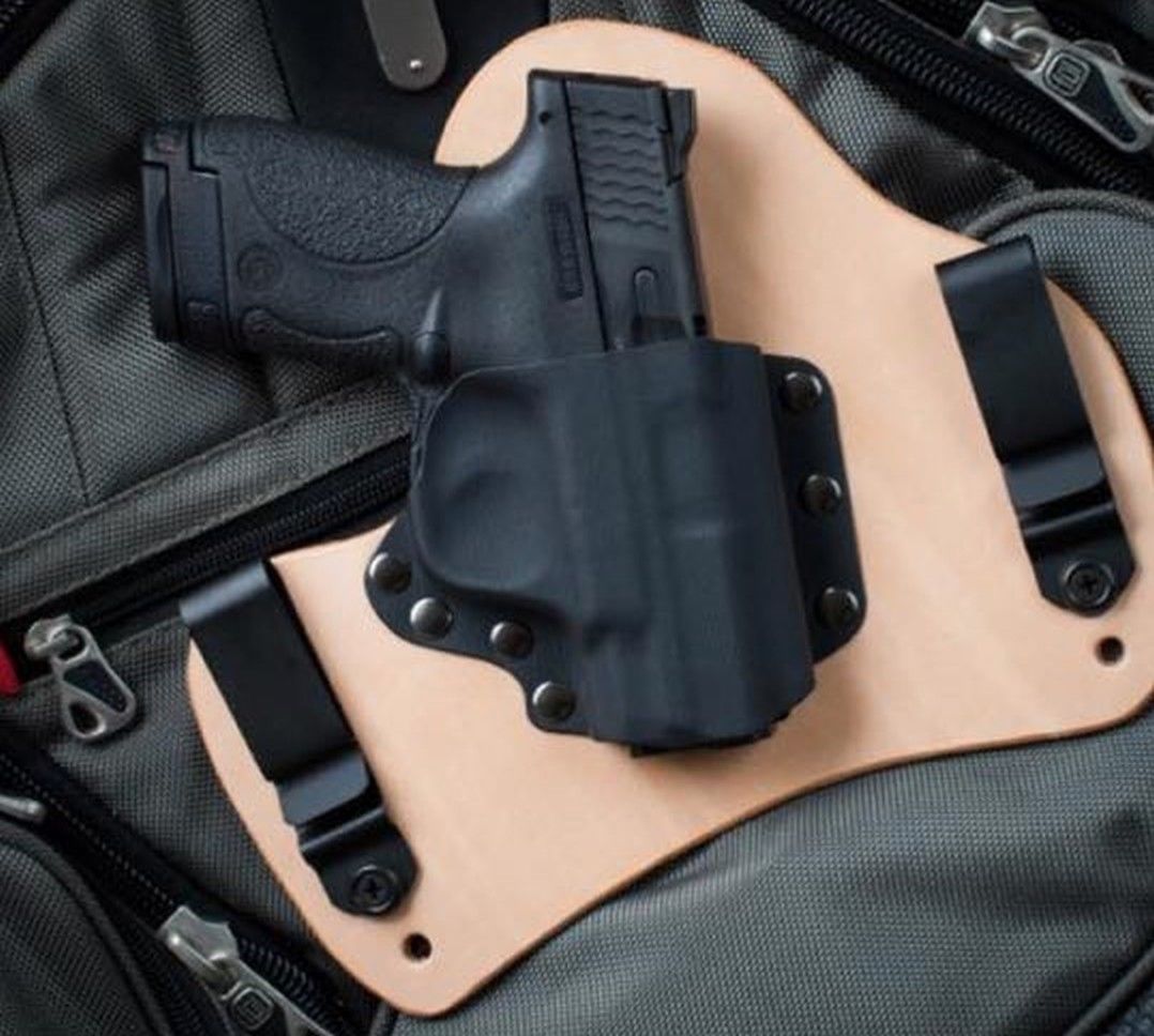 Gun Holster Black Steel Spring Clip With Hole/Hardware IWB Gun Holster Black Steel Spring Clip With Hole/Hardware IWB